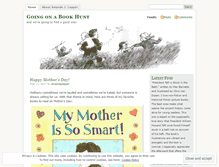 Tablet Screenshot of goingonabookhunt.com